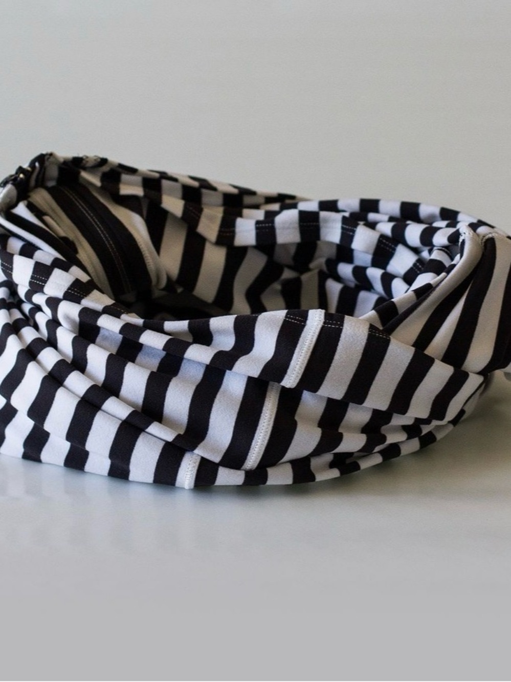 Lululemon Striped Black & White Scarf